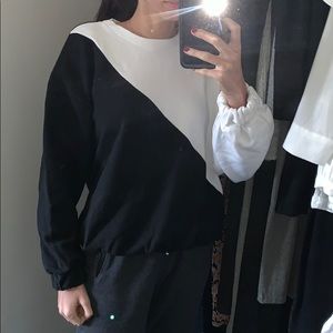 Zara Black and white Pullover